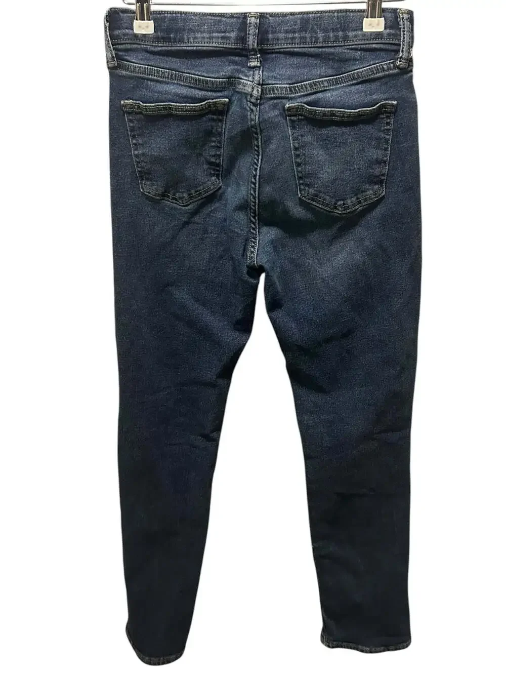 Old Navy Boys Slim 360 Stretch Built-In Tough Distressed Dark Wash Jeans Size 14